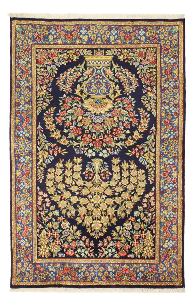 Kerman Teppich 96x148cm - Perserteppich - mehrfarbig