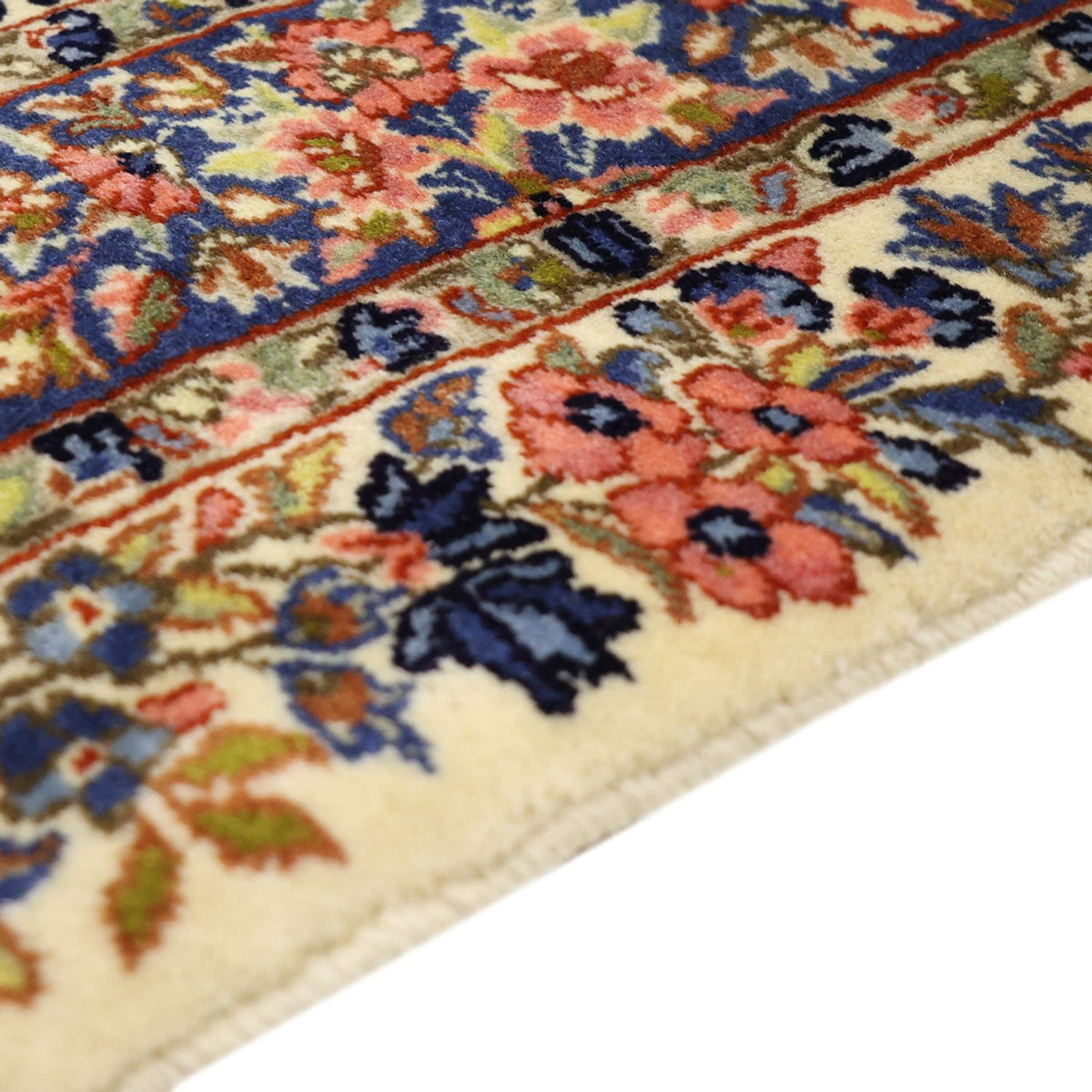 Kerman Teppich 101x148cm - Perserteppich - mehrfarbig