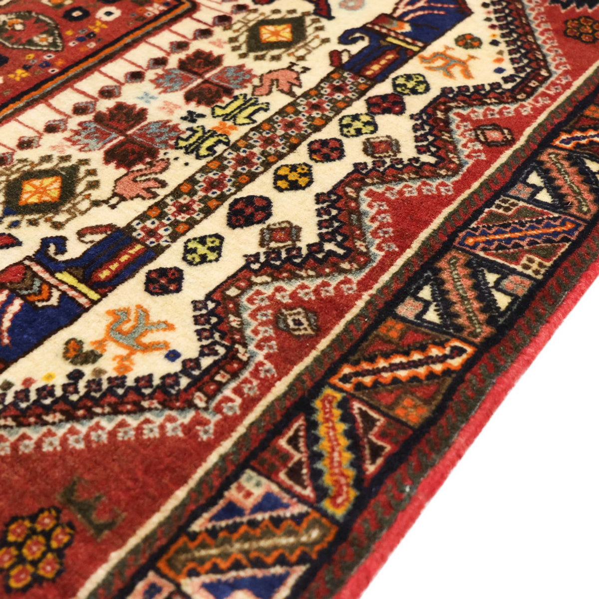Abadeh Teppich 101x150cm - Perserteppich - beige
