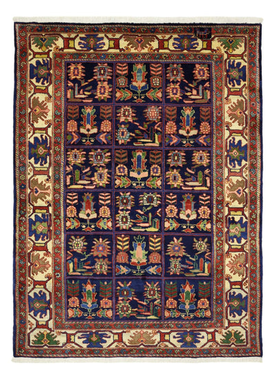 Hamadan Teppich 160x214cm - Perserteppich - mehrfarbig