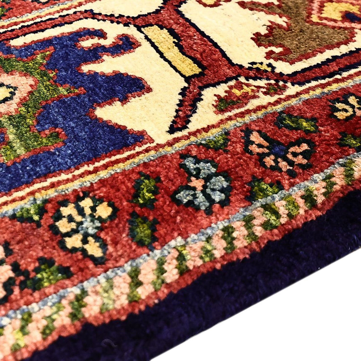 Hamadan Teppich 160x214cm - Perserteppich - mehrfarbig