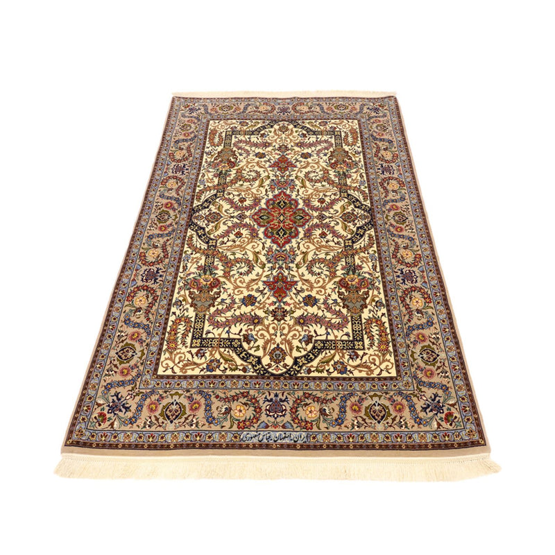 Isfahan Teppich 111x171cm - Perserteppich - beige