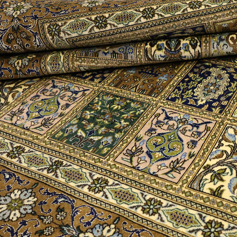 Ilam Teppich 102x154cm - Perserteppich - olivgrün