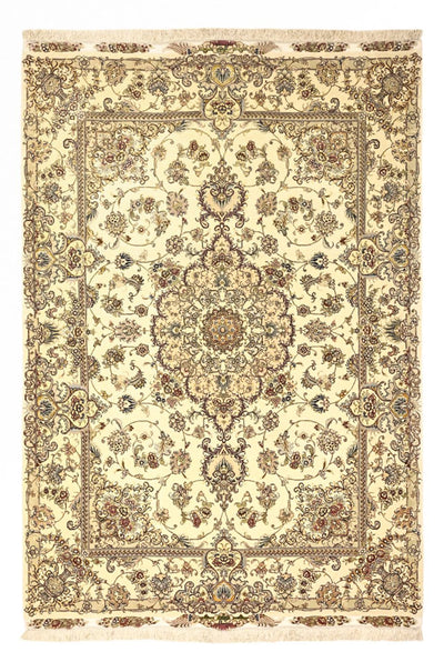 Täbriz - 50 Raj Teppich 148x219cm - Perserteppich - beige