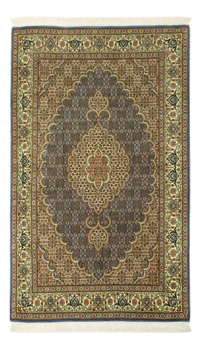 Täbriz - 50 Raj Teppich 96x158cm - Perserteppich - olivgrün