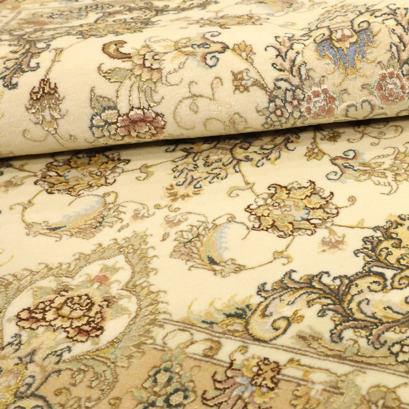 Täbriz Teppich 100x161cm - Perserteppich - beige