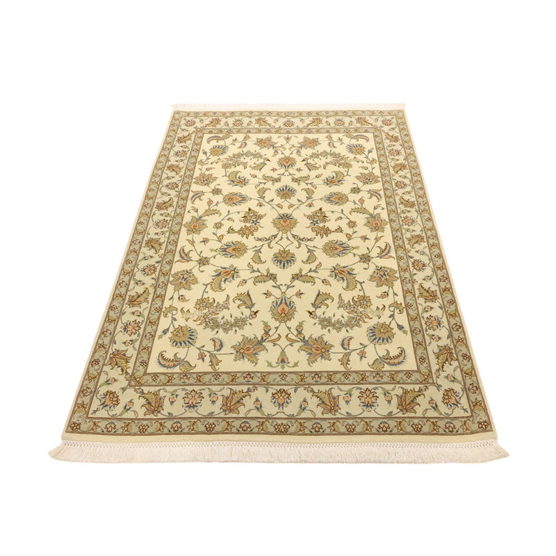 Täbriz - 50 Raj Teppich 108x151cm - Perserteppich - beige