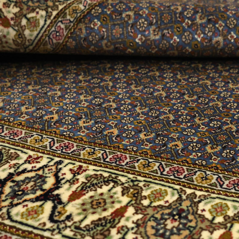 Täbriz - 50 Raj Teppich 102x150cm - Perserteppich - mehrfarbig