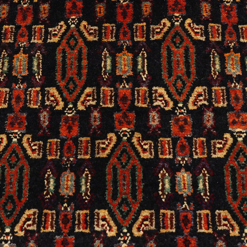 Hamadan Teppich 129x294cm - Perserteppich - dunkelrot