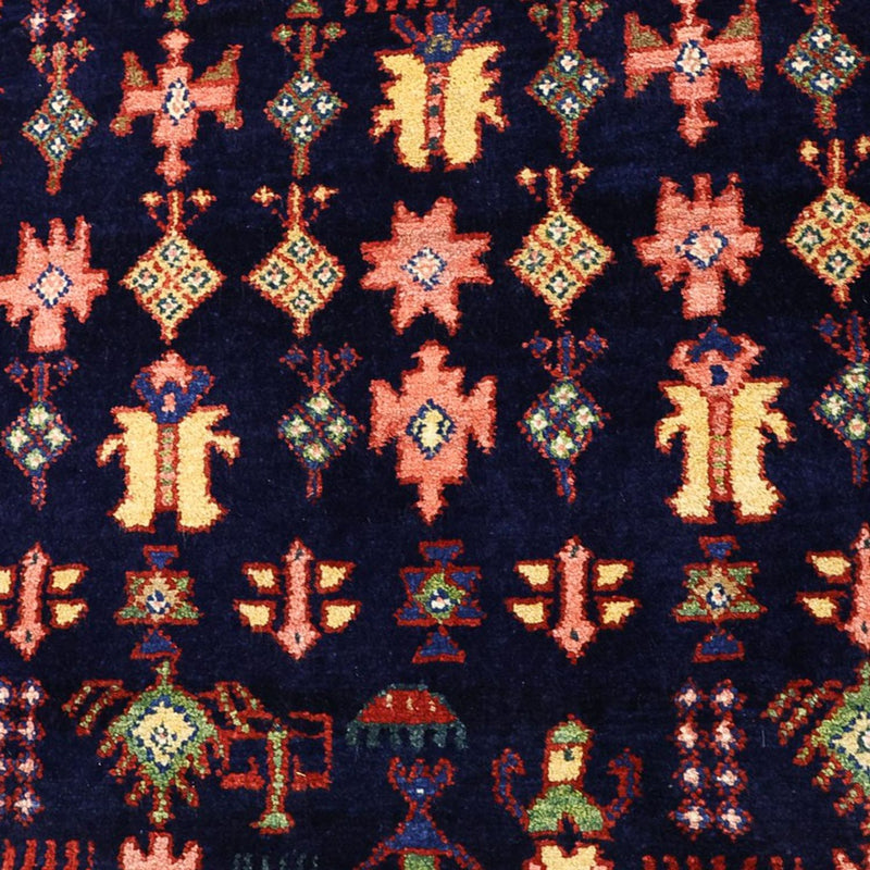 Maschad Teppich 157x215cm - Perserteppich - dunkelblau
