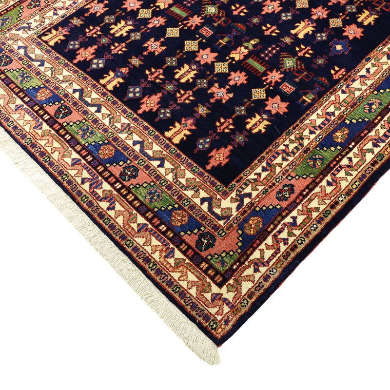 Maschad Teppich 157x215cm - Perserteppich - dunkelblau