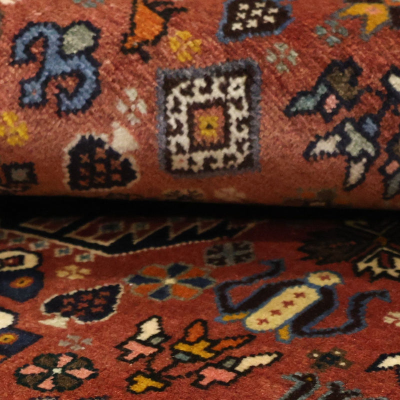 Kaschkuli Teppich 105x150cm - Perserteppich - dunkelrot
