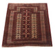 Afghan Teppich - Buchara 90 x 120 cm - dunkelrot