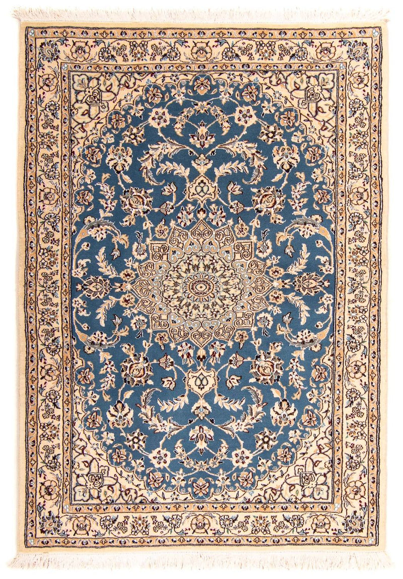 Nain - 9La Teppich 106x151cm - Perserteppich - dunkelblau