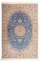 Nain - 6La Teppich 156x233cm - Perserteppich - dunkelblau