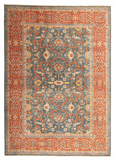 Ziegler Teppich 208x290cm - Orientteppich - hellblau