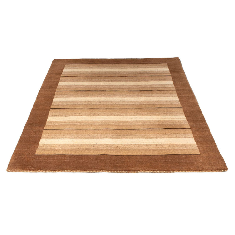 Gabbeh Teppich Softy 127x180cm - Wollteppich - braun