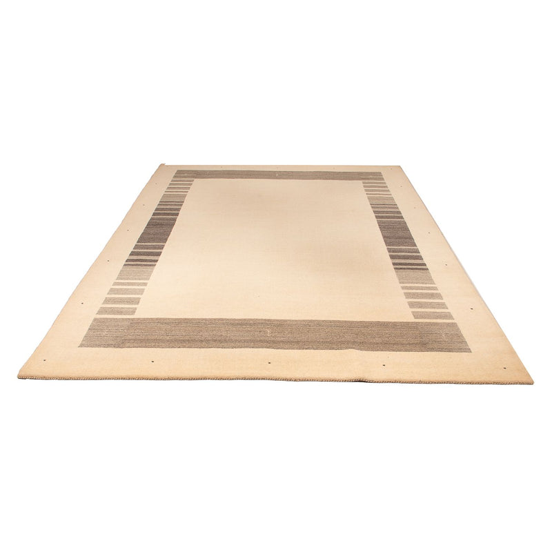 Gabbeh Teppich Softy 203x296cm - Wollteppich - beige