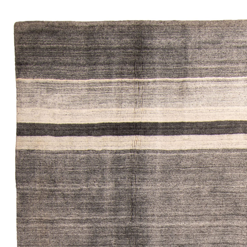 Gabbeh Teppich Softy 174x244cm - Wollteppich - grau