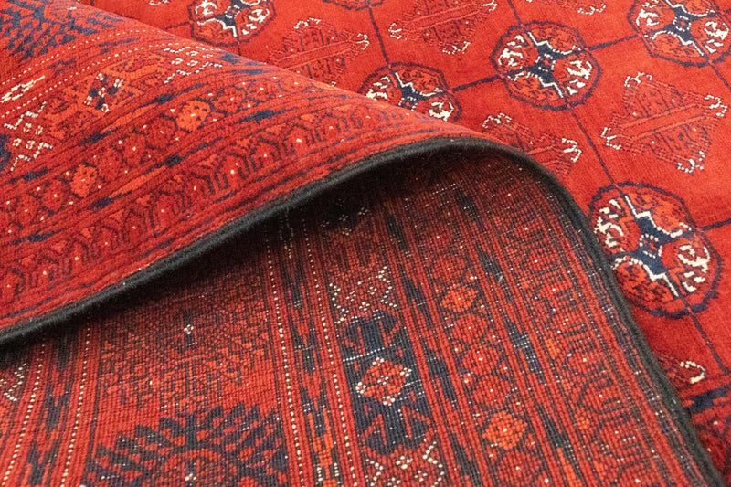 Buchara Teppich 196x292cm - Orientteppich - dunkelrot