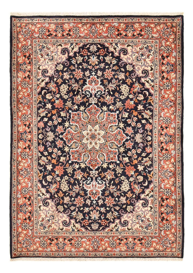 Maschad Teppich 167x234cm - Perserteppich - dunkelblau