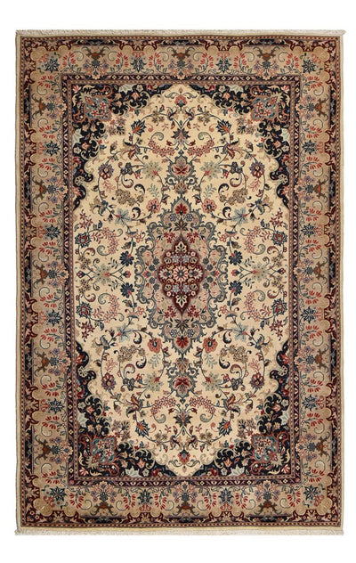 Keshan Teppich 197x302cm - Perserteppich - beige