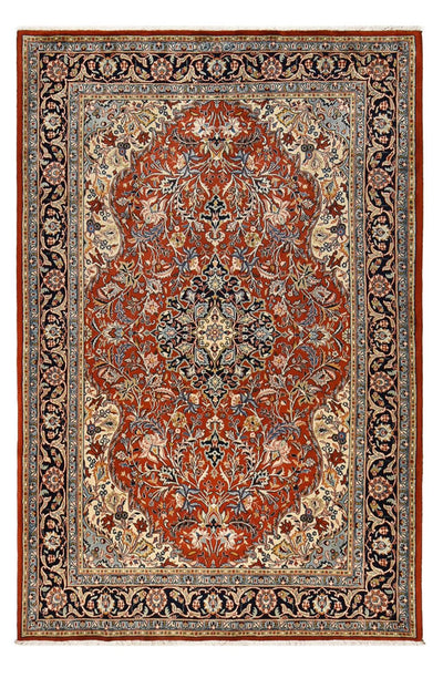 Maschad Teppich 196x292cm - Perserteppich - dunkelrot