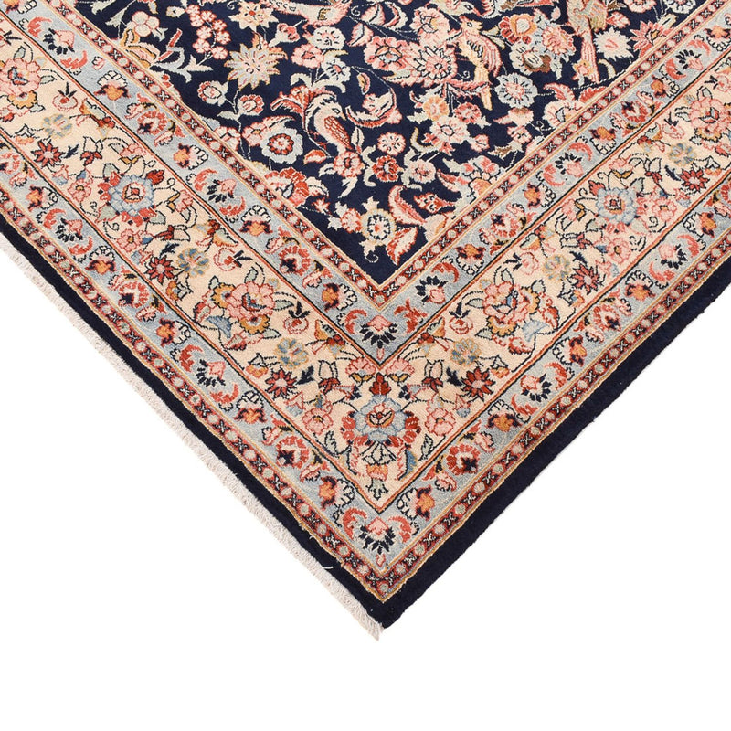 Keshan Teppich 205x238cm - Perserteppich - dunkelblau