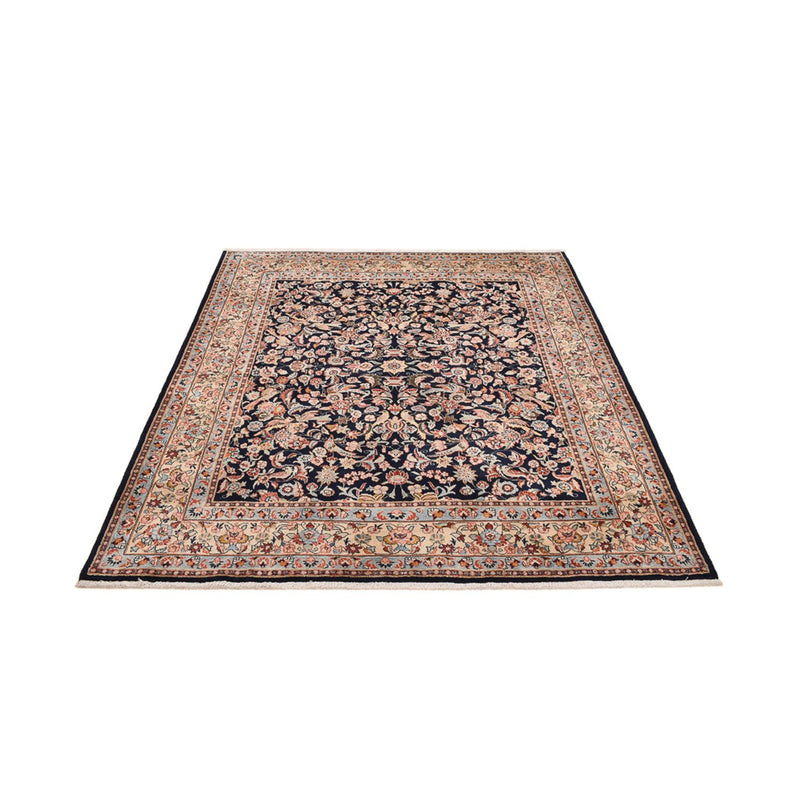 Keshan Teppich 205x238cm - Perserteppich - dunkelblau