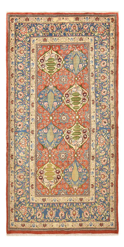 Keshan Teppich 145x282cm - Perserteppich - mehrfarbig