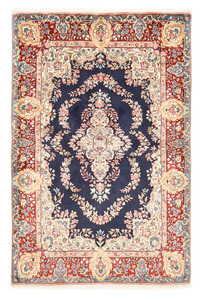 Rafsanjan Teppich 120x183cm - Perserteppich - dunkelblau