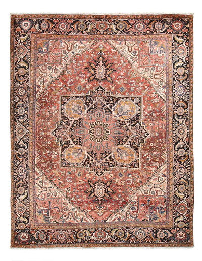 Heriz Teppich 301x382cm - Perserteppich - hellrot