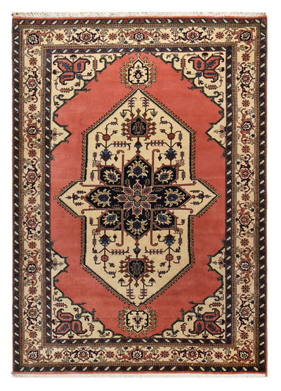 Ardebil Teppich 197x280cm - Perserteppich - hellrot