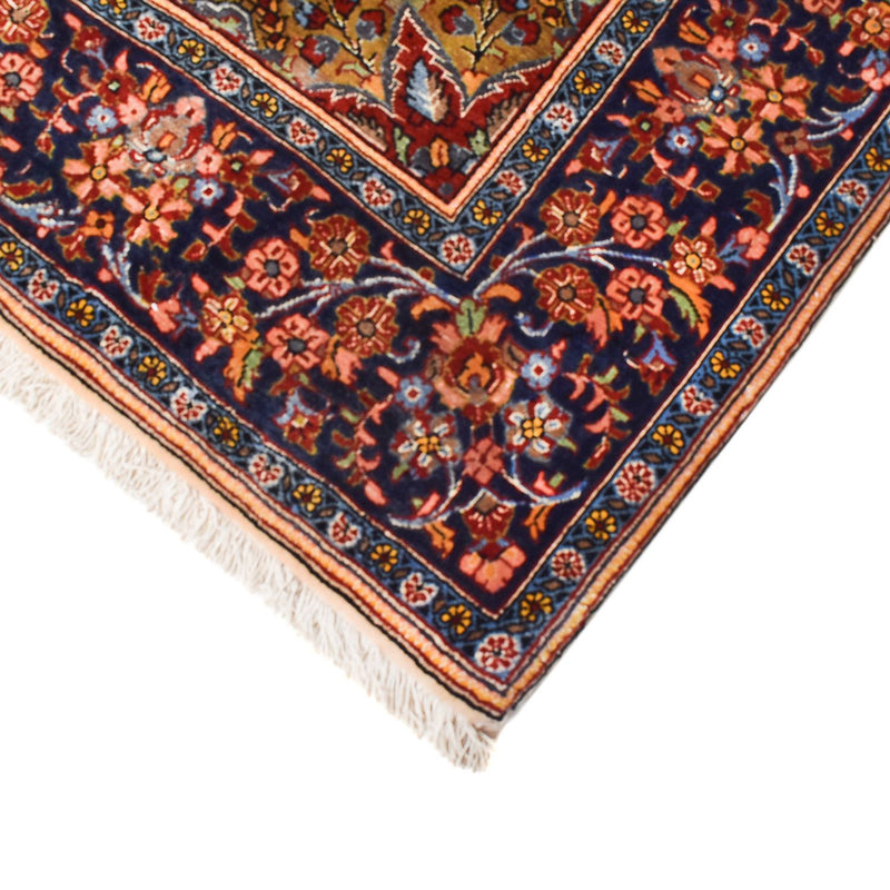 Täbriz - 40 Raj Teppich 153x210cm - Perserteppich - caramel
