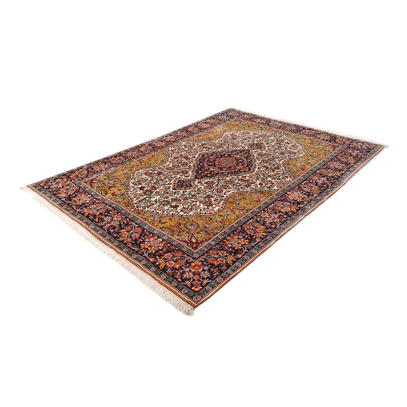 Täbriz - 40 Raj Teppich 153x210cm - Perserteppich - caramel