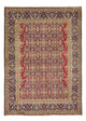 Täbriz - 40 Raj Teppich 248x351cm - Perserteppich - hellrot