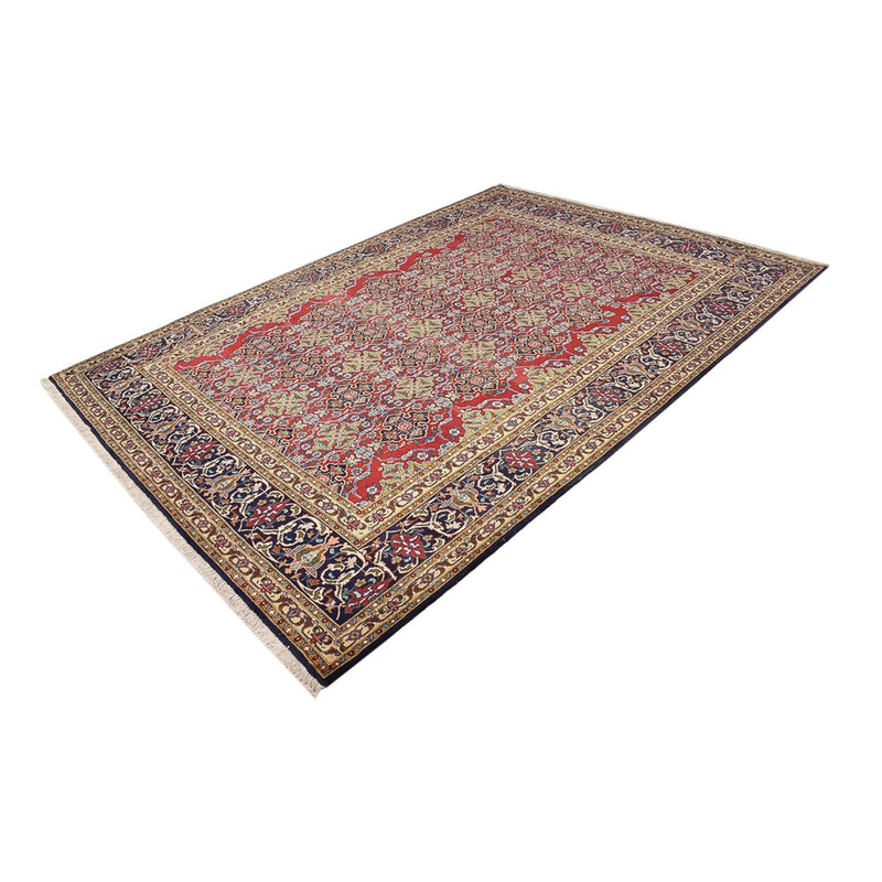 Täbriz - 40 Raj Teppich 248x351cm - Perserteppich - hellrot