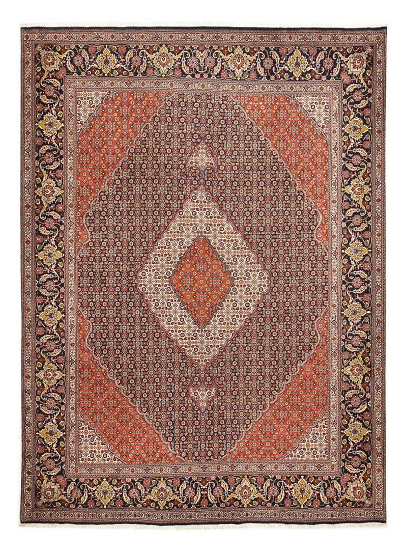 Täbriz - 40 Raj Teppich 294x382cm - Perserteppich - weinrot