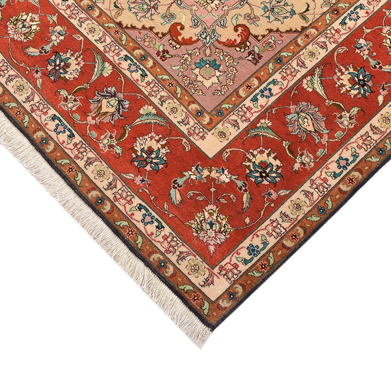 Täbriz - 50 Raj Teppich 205x255cm - Perserteppich - dunkelblau