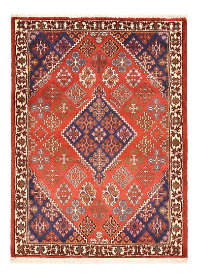 Garawan Teppich 110x156cm - Perserteppich - hellrot