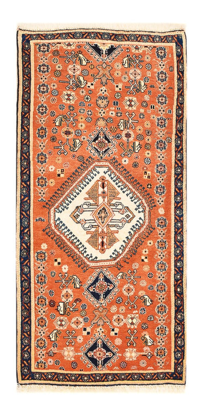 Ghashghai Teppich 64x124cm - Perserteppich - orange