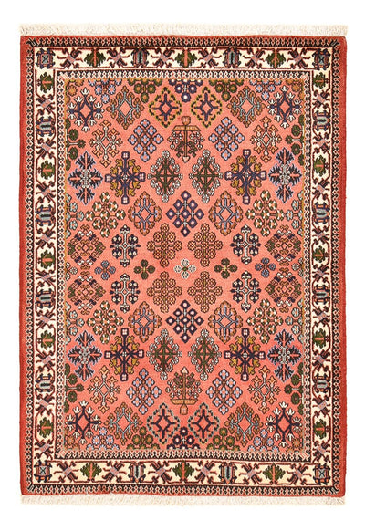 Meymeh Teppich 116x165cm - Perserteppich - hellrot