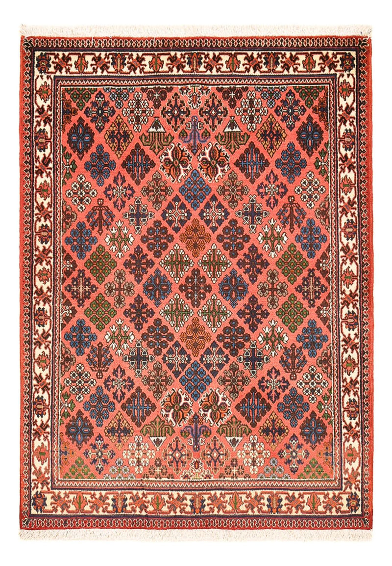Meymeh Teppich 110x161cm - Perserteppich - hellrot