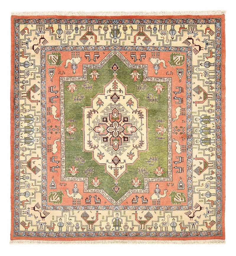 Ardebil Teppich 198x208cm - Perserteppich - grün