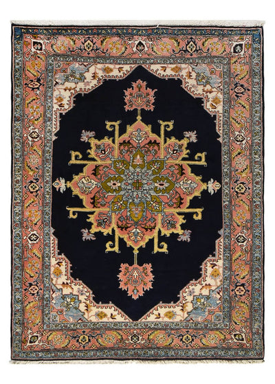 Ardebil Teppich 150x206cm - Perserteppich - dunkelblau