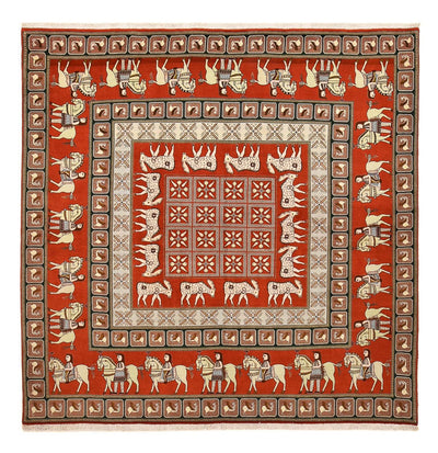 Täbriz - 50 Raj Teppich 245x255cm - Perserteppich - mehrfarbig