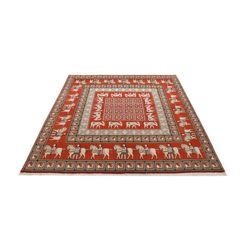Täbriz - 50 Raj Teppich 245x255cm - Perserteppich - mehrfarbig
