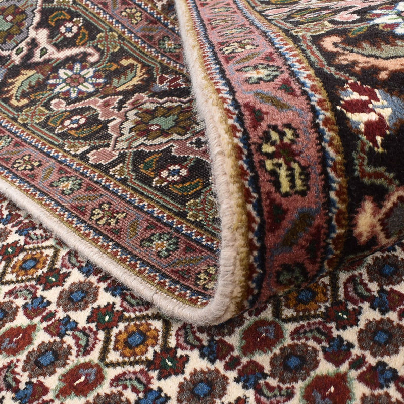 Täbriz - 40 Raj Teppich 204x207cm - Perserteppich - braun