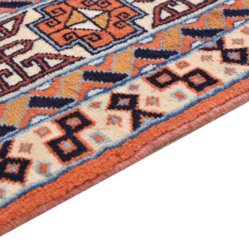 Täbriz - 50 Raj Teppich 100x142cm - Perserteppich - dunkelblau