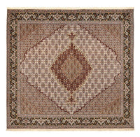 Täbriz - 40 Raj Teppich 196x202cm - Perserteppich - hellbraun – product image
